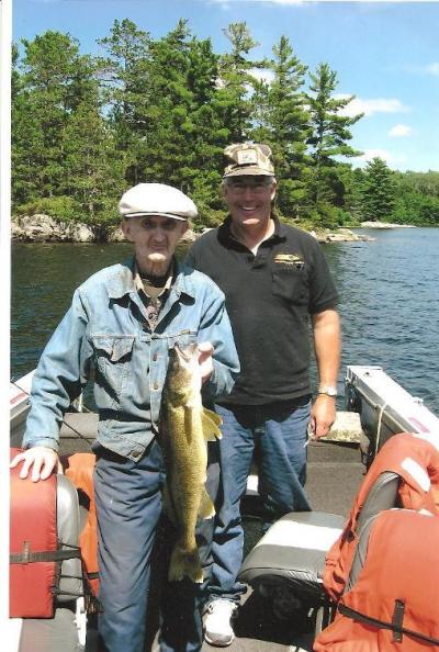 Brian Nelson, Spicer, MN; LeVerne Oveson, Kabetogama, MN